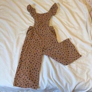 Tucker & Tate leopard print corduroy Overall